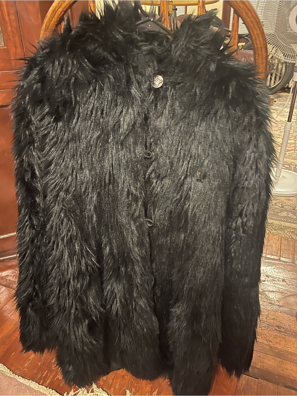 SpiritHoods Black Faux Fur Teddy Jacket